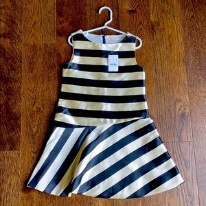 Black & White silk dress